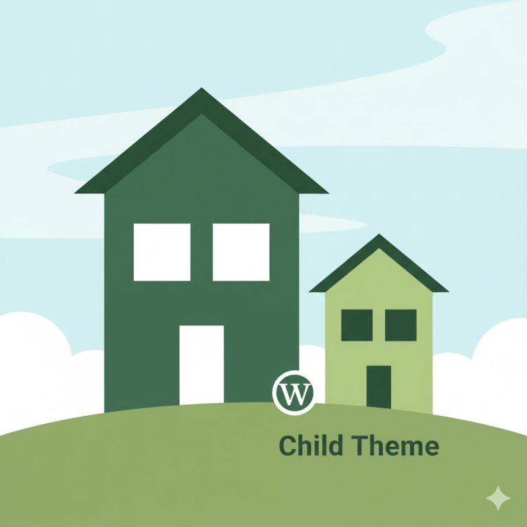 What are the pros and cons of using a child theme in WordPress?