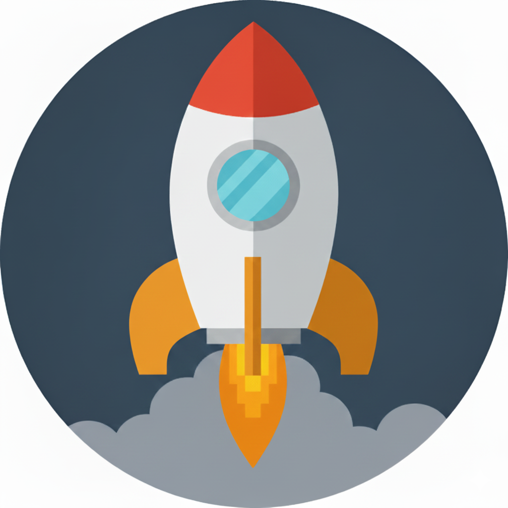 Rocket launching towards a dream