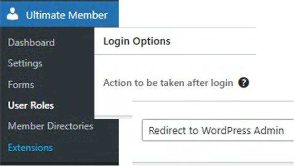Ultimate Member Role-Based Redirection