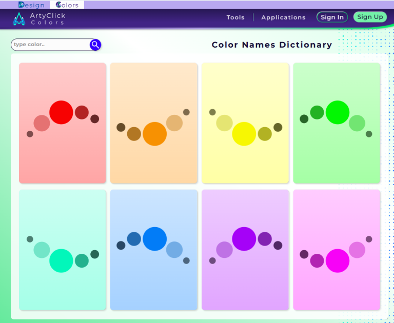 Color Name and Code