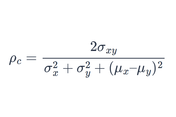 Lin’s Concordance Correlation Coefficient (CCC) in AI/ML